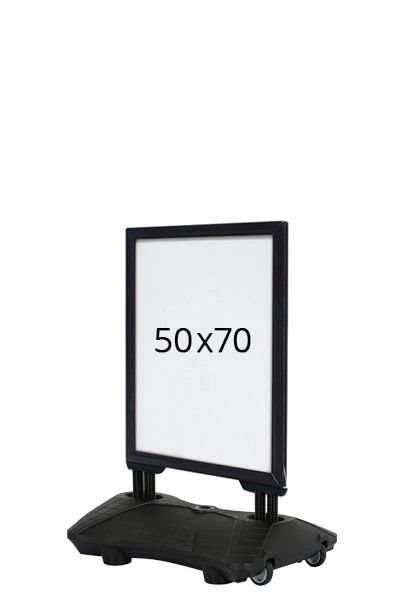 Wind-Sign Waterbase Budget Kundenstopper - 50x70 cm - schwarz #1