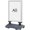 Wind-Sign Waterbase Budget Kundenstopper- A0 - Silber #1