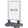 Wind-Sign Waterbase Budget Kundenstopper - 50x70 cm - Silber #1