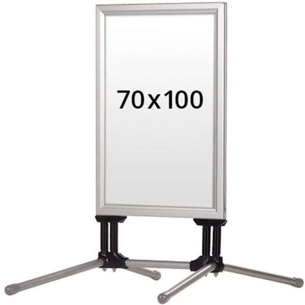 Wind-Line Budget Kundenstopper - 70 x 100 cm - Silber #1
