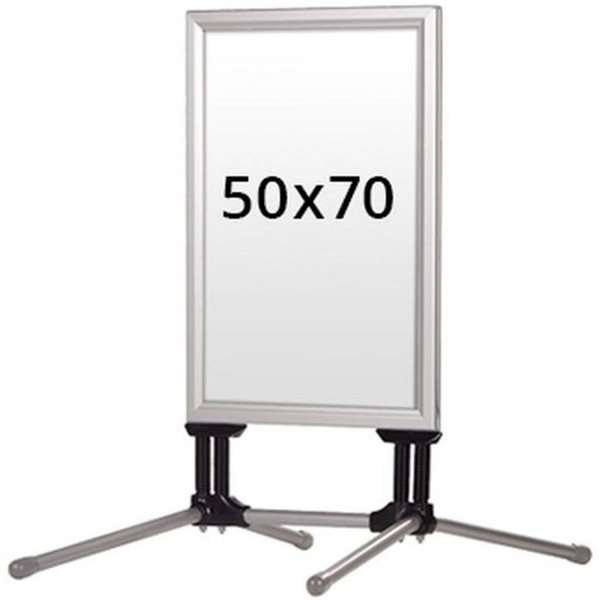 Wind-Line Budget Kundenstopper - 50 x 70 cm - Silber #1