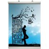 Poster-Line Set, Posterleiste mit 26mm Alu-Posterleisten - 70cm (B1) #1