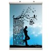 Poster-Line Set, Posterleiste mit 26mm Alu-Posterleisten - 21cm (A4) #1