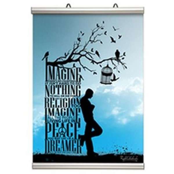 Poster-Line Set, Posterleiste mit 26mm Alu-Posterleisten - 21cm (A4) #1