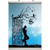 Poster-Line Set, Posterleiste mit 26mm Alu-Posterleisten - 100cm (B0) #1