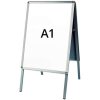 Alu-Line Rondo Kundenstopper - A1 - Silber #1