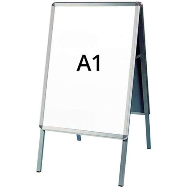 Alu-Line Rondo Kundenstopper - A1 - Silber #1