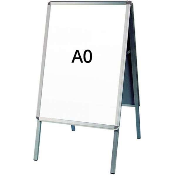 Alu-Line Rondo Kundenstopper - A0 - Silber #1