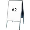 Alu-Line Rondo Kundenstopper - A2 - Silber #1