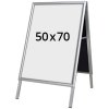 Alu-Line Budget Kundenstopper, silber, 50 x 70 cm #1
