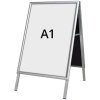 Alu-Line Budget Kundnstopper - A1 - Silber #1