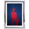 Klapprahmen mit 25mm Aluminiumprofil, Chrom - 50 x 70 cm #1