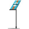 Design Stand. Tischschild mit Winkelhalter, vertikaler A5-Acrylhalter, schwarz #2