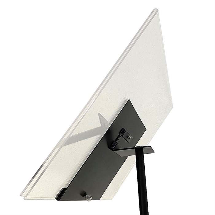 Design Stand. Tischschild mit Winkelhalter, vertikaler A5-Acrylhalter, schwarz #3