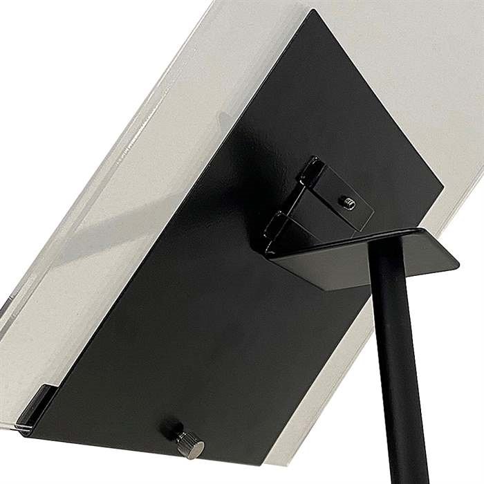 Design Stand. Tischschild mit Winkelhalter, vertikaler A5-Acrylhalter, schwarz #4