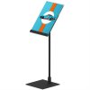 Design Stand. Tischschild mit Winkelhalter, vertikaler A5-Acrylhalter, schwarz #1