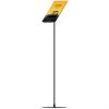 Design Stand, Bodenschild mit 50 Grad Winkelhalter, vertikaler A4-Acrylhalter, schwarz #2