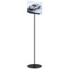 Design Stand, Bodenschild mit Acrylhalter quer A4, schwarz #1
