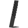 Design Stand Prospekthalter aus Stahl A4/M65 mit 6/12 Taschen, schwarz #2