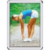 Klapprahmen mit 25mm Aluminium-Rondo-Profil, silber - 70 x 100 cm #1