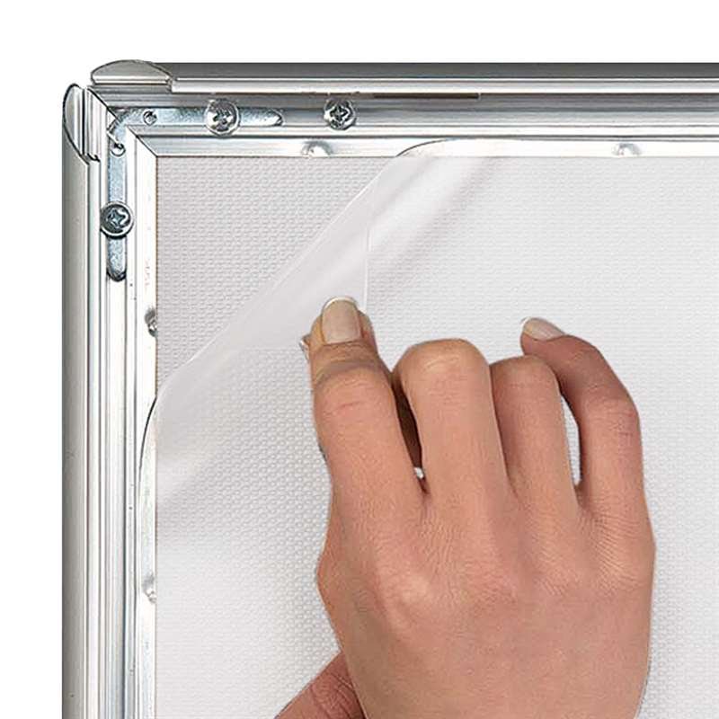 Klapprahmen Fast-Fix mit 25mm Aluminiumprofil, silber - A3 #6