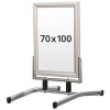 Wind-Line Lux Kundenstopper - 70 x 100 cm - Silber #1