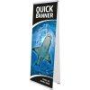 Quick-Banner doppelseitig ohne Banner und Druck - 80 x 200 cm #1