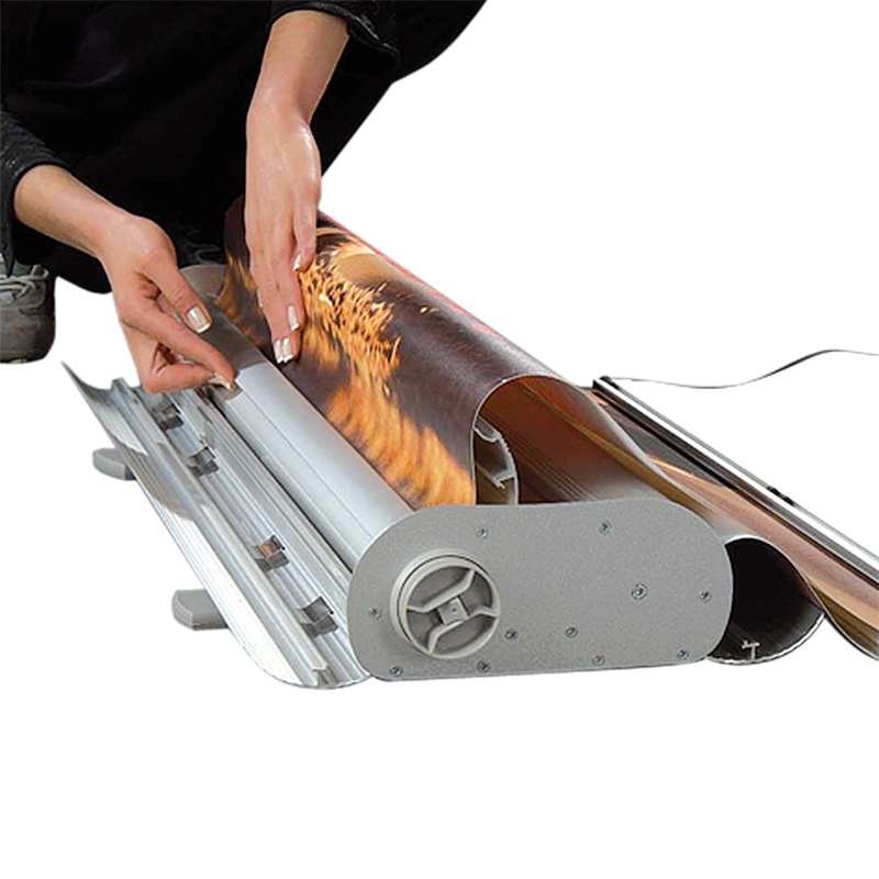 Flex Roll-up, doppelseitig, Alu/Silber, 100 x 230 cm, mit Tasche #7