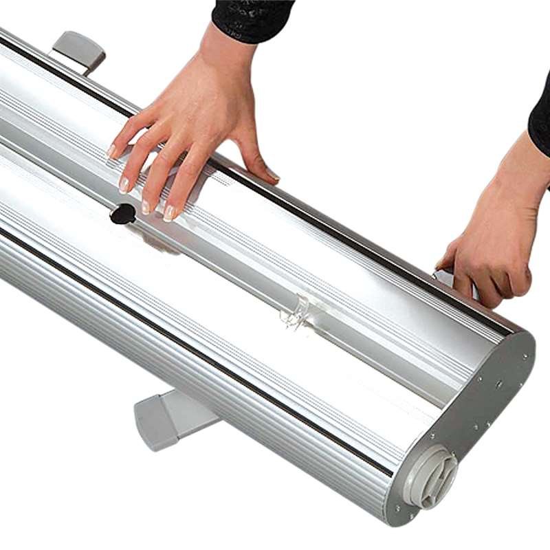 Flex Roll-up, doppelseitig, Alu/Silber, 100 x 230 cm, mit Tasche #4
