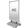 Wind-Sign Waterbase Kundenstopper - A0 - Silber #1