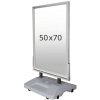 Wind-Sign Waterbase Kundenstopper - 50x70 cm - Silber #1
