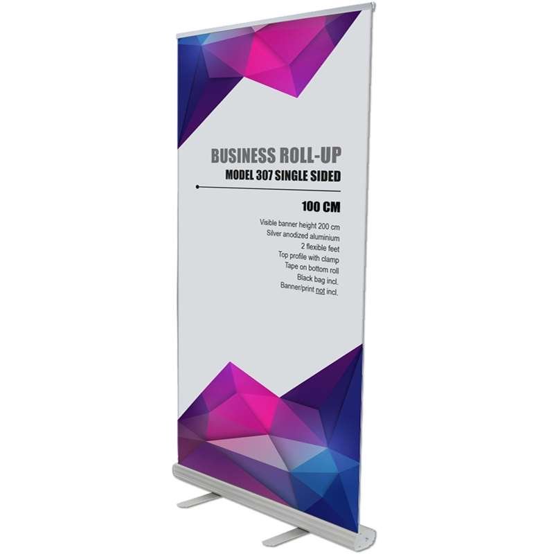Business Roll-up, einseitig, 100 cm, Alu #1