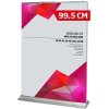 Mega Roll-up einseitig - 100x250 cm - Silber #1