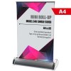 Mini Roll-up, einseitig, Kassette, silber, A4 #1