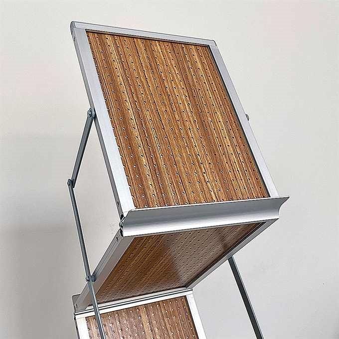 Outdoor Roll-up dobbeltsidet - 80x158 cm - sølv #4