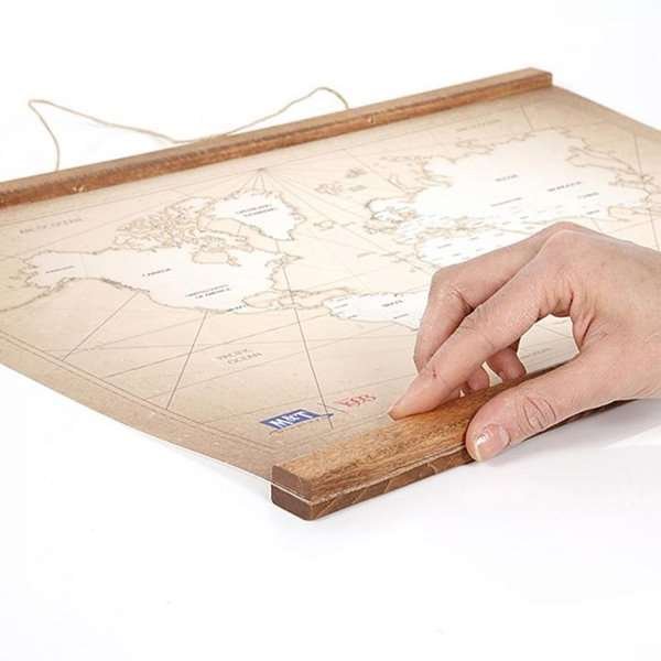 Wood Posterleiste Hänger aus Holz, Magnetisch - 40 cm Satz #18