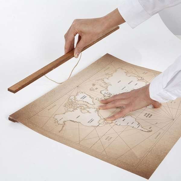 Wood Posterleiste Hänger aus Holz, Magnetisch - 40 cm Satz #9