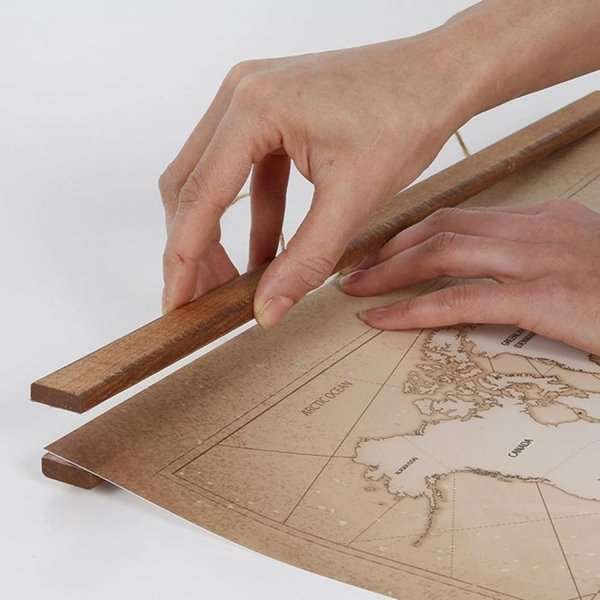 Wood Posterleiste Hänger aus Holz, Magnetisch - 40 cm Satz #12