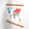 Wood Posterleiste Hänger aus Holz, Magnetisch - 40 cm Satz #2