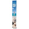 Basic Roll-up einseitig - 30x180 cm - Silber #10