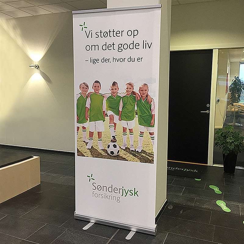 Basic Roll-up einseitig - 85x200 cm - Silber #14