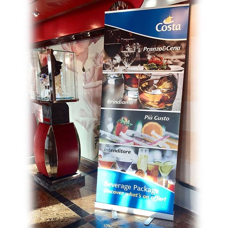 Basic Roll-up einseitig - 85x200 cm - Silber #13