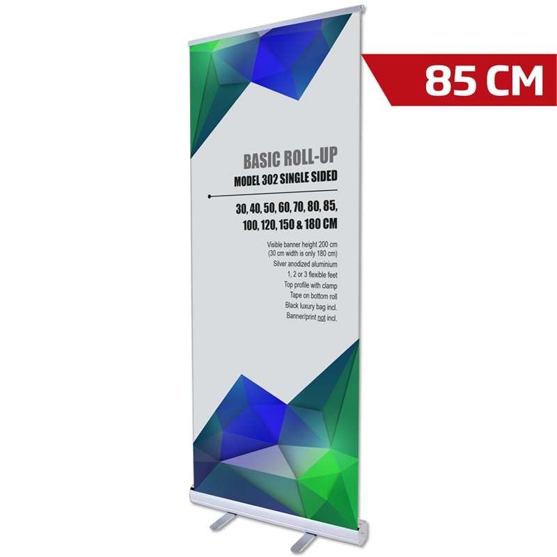Basic Roll-up einseitig - 85x200 cm - Silber #1