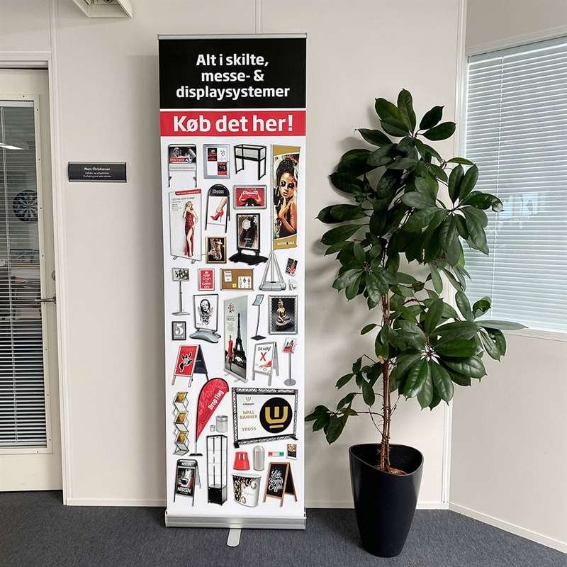 Basic Roll-up einseitig - 60x200 cm - Silber #8
