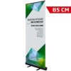 Basic Roll-Up einseitig - 85x200 cm - Schwarz #1
