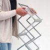 Flex-Prospektständer, Alu/Silber, 6 x A4 #6