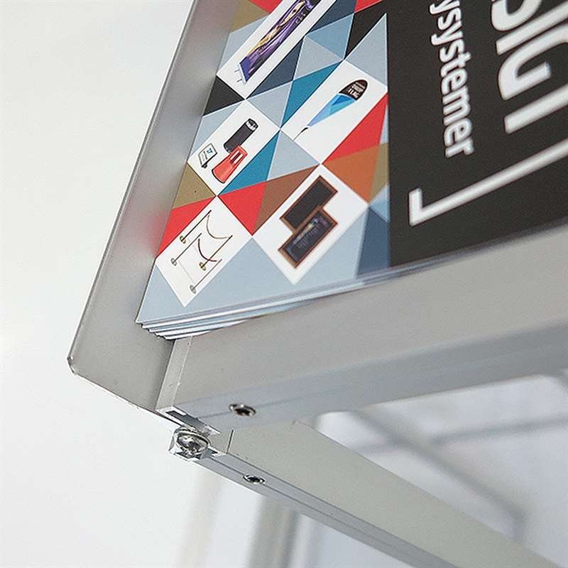 Flex-Prospektständer, Alu/Silber, 6 x A3 #4