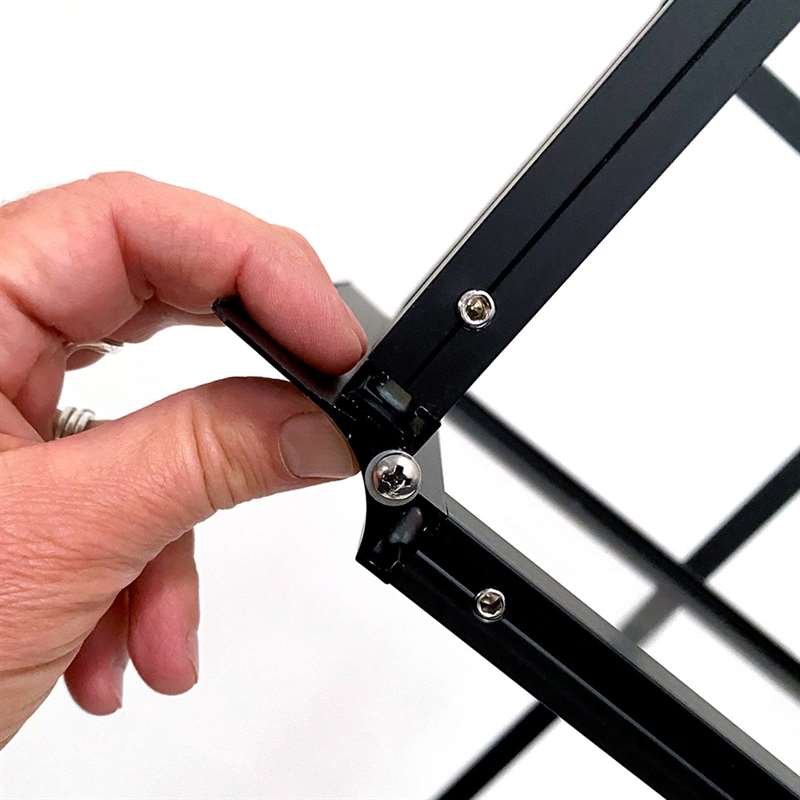 Flex-Prospektständer, schwarz, 6 x A5 #4