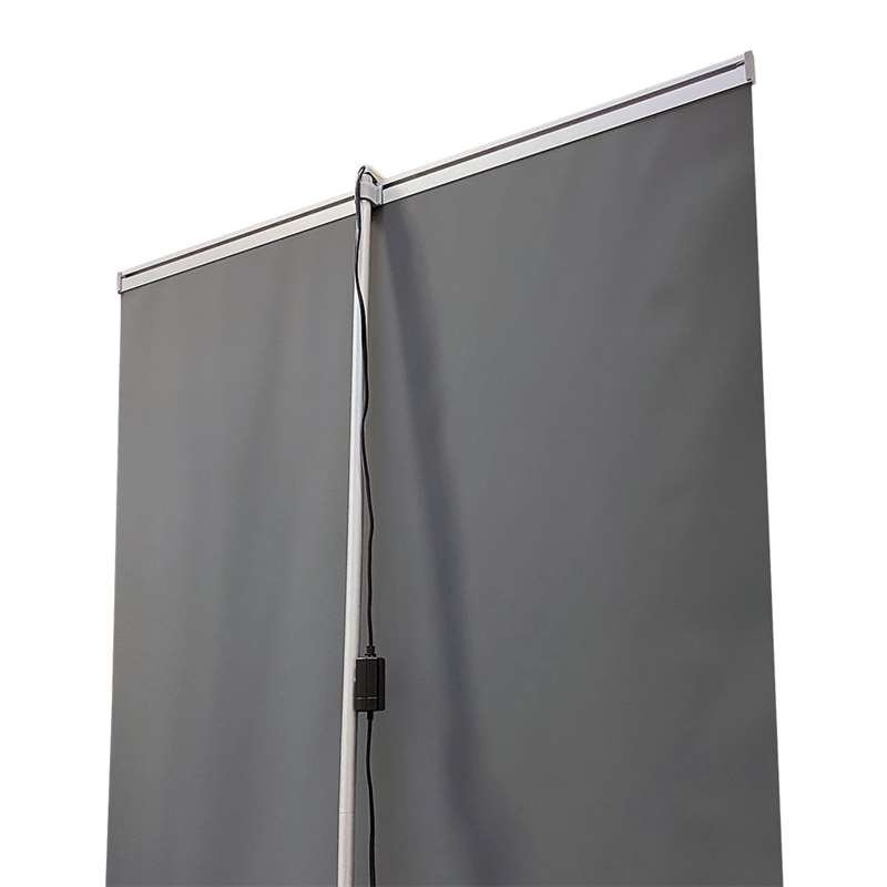 Spot, 50 W, Alu/Silber, für Eco Roll-up, einseitig #8