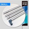 Beachflag, Outdoor Square Flag Small, Stangensystem alu #1